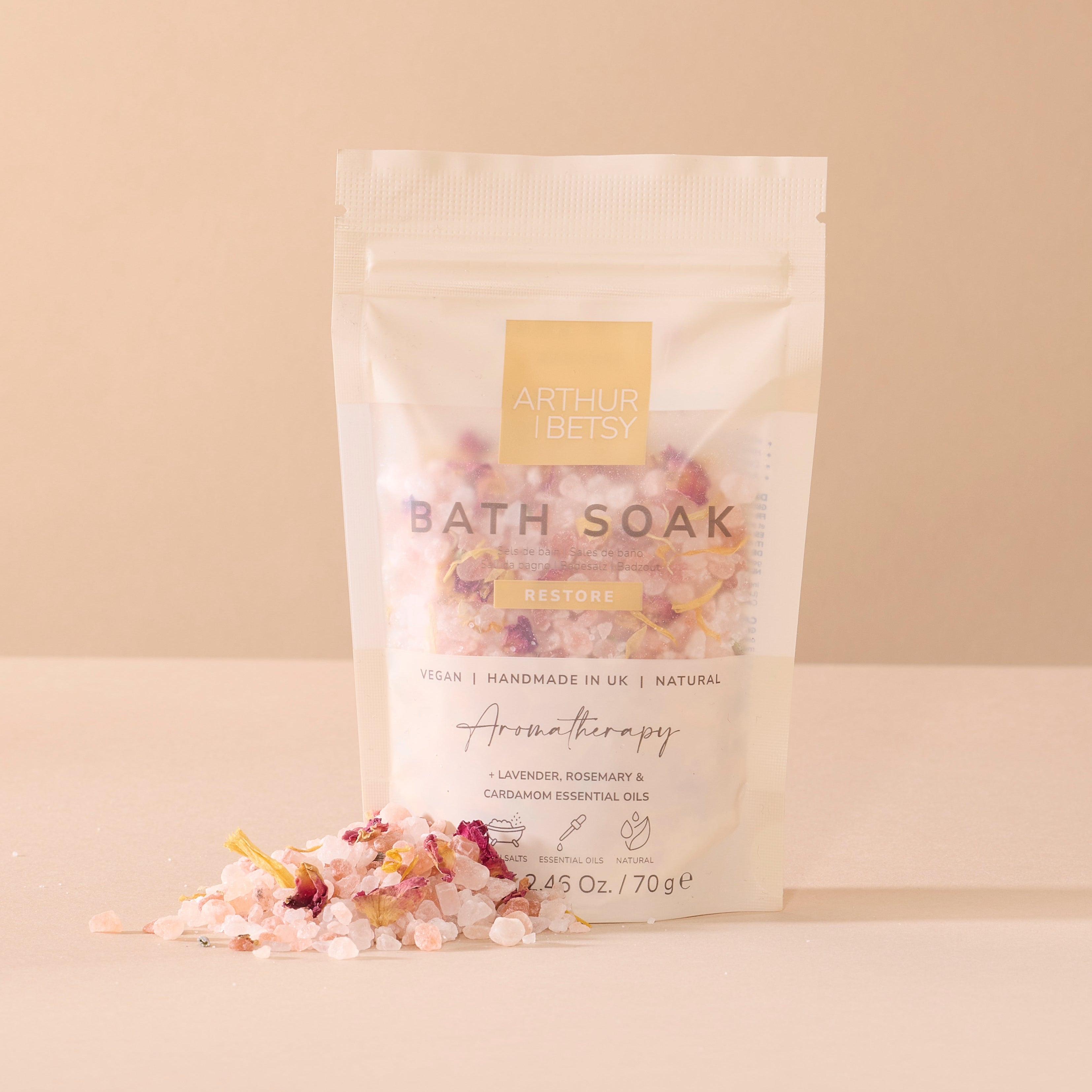 Aromatherapy bath salts - Restore - 70g – Arthur Betsy