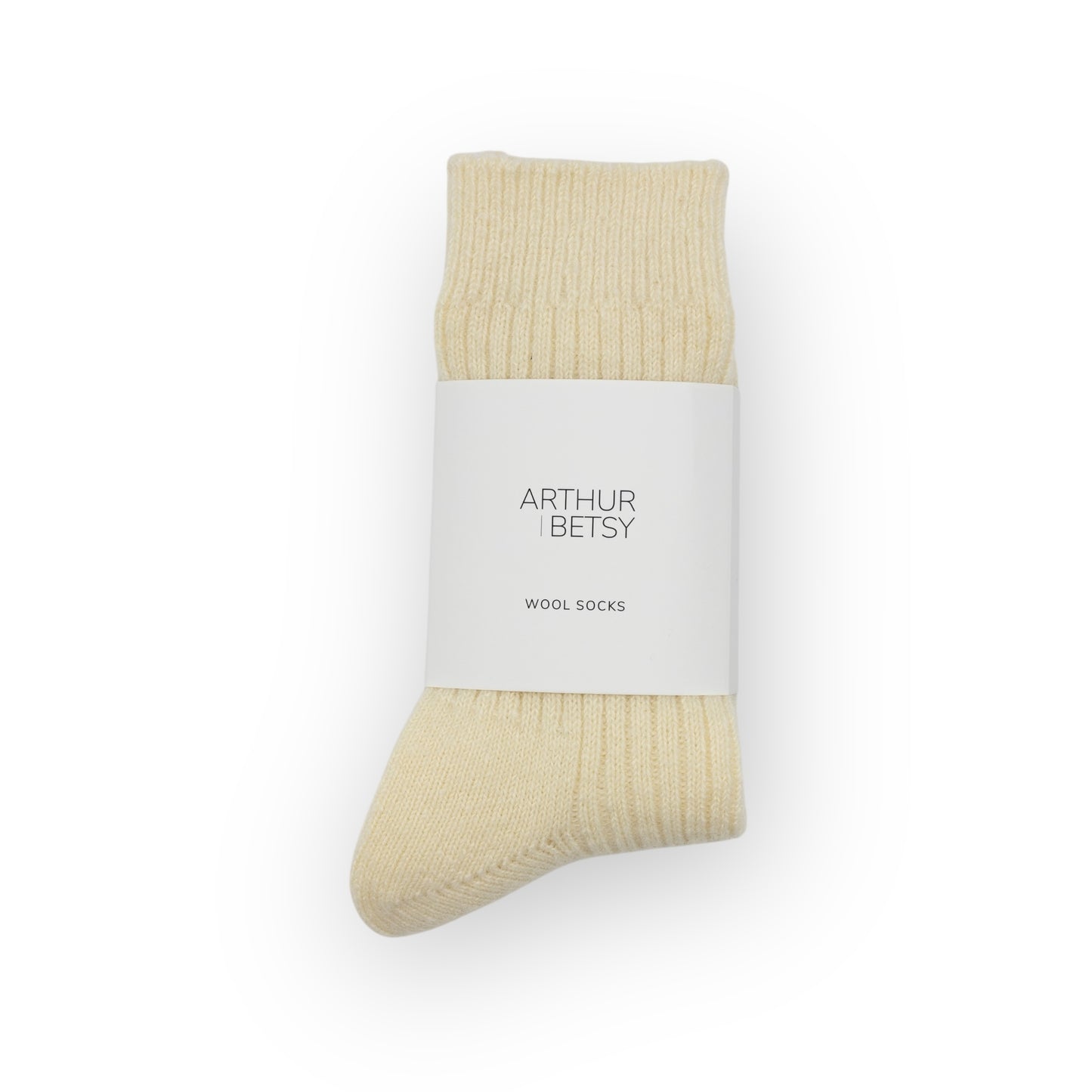Wool socks - Cold cream