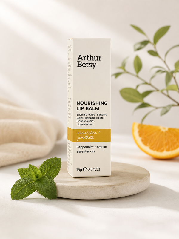 Nourishing lip balm - Peppermint & orange