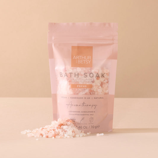 Aromatherapy bath salts - Focus - 70g